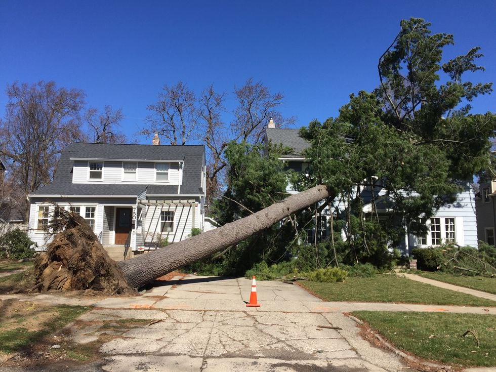 Wind storm knocks out power for thousands across Mid-Michigan