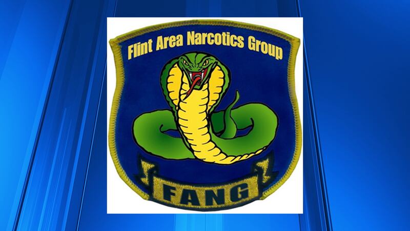 Flint Area Narcotics Group (FANG) badge.