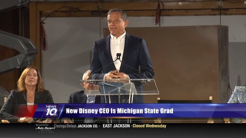 Michigan State University grad, Bob Chapek, is the new CEO at Disney. (Source WILX)