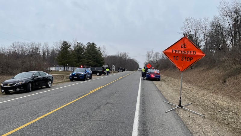 Michigan State Police investigating a collision that killed a pedestrian March 3, 2023.