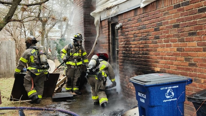 Fire crews believe a Feb. 21, 2023 house fire was unintentionally caused by hot ashes.