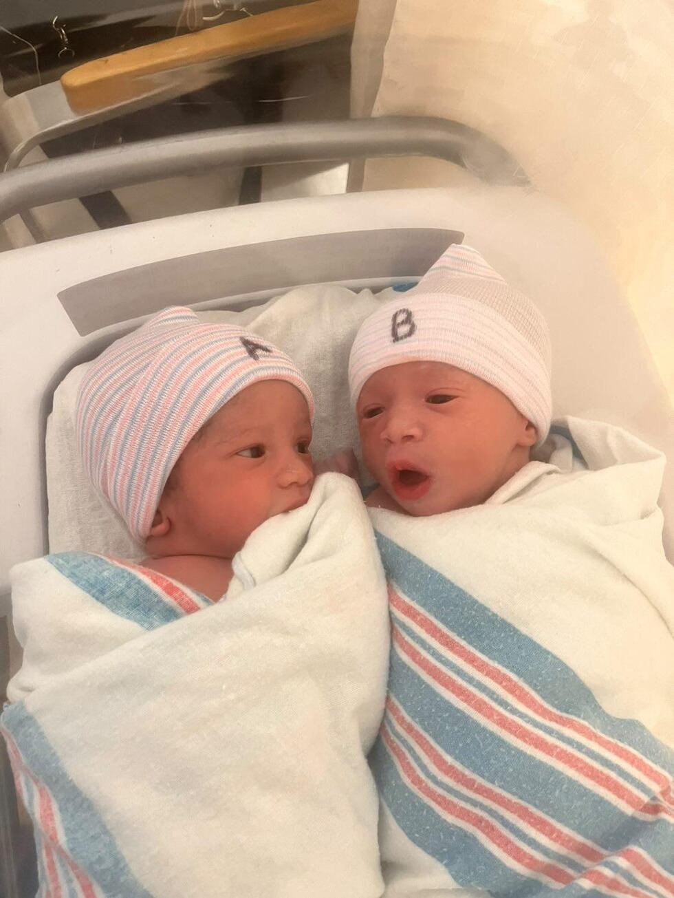 Fraternal twins Jose III and A-ria share the same birthday as their parents, Jose Ervin, Jr....