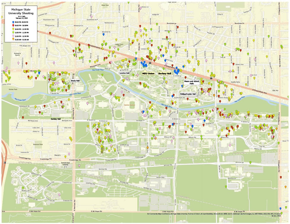 911 map