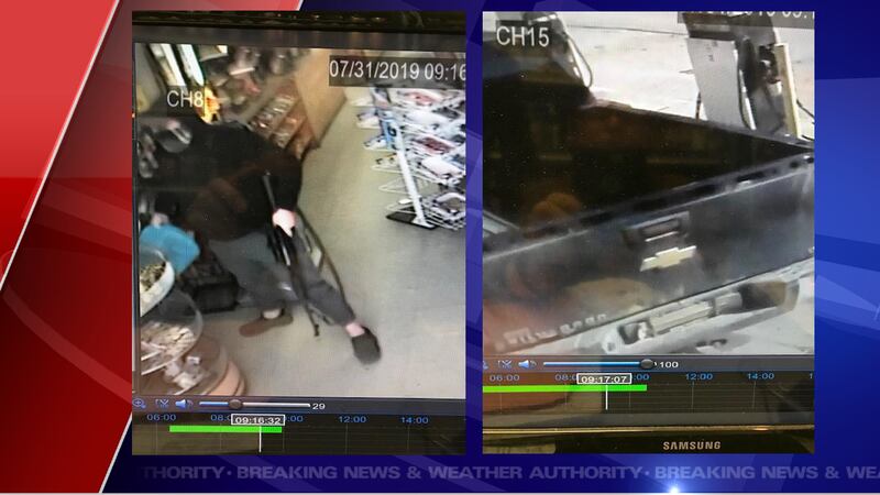 A witness told troopers that the suspect was a heavy-set white male carrying a black...