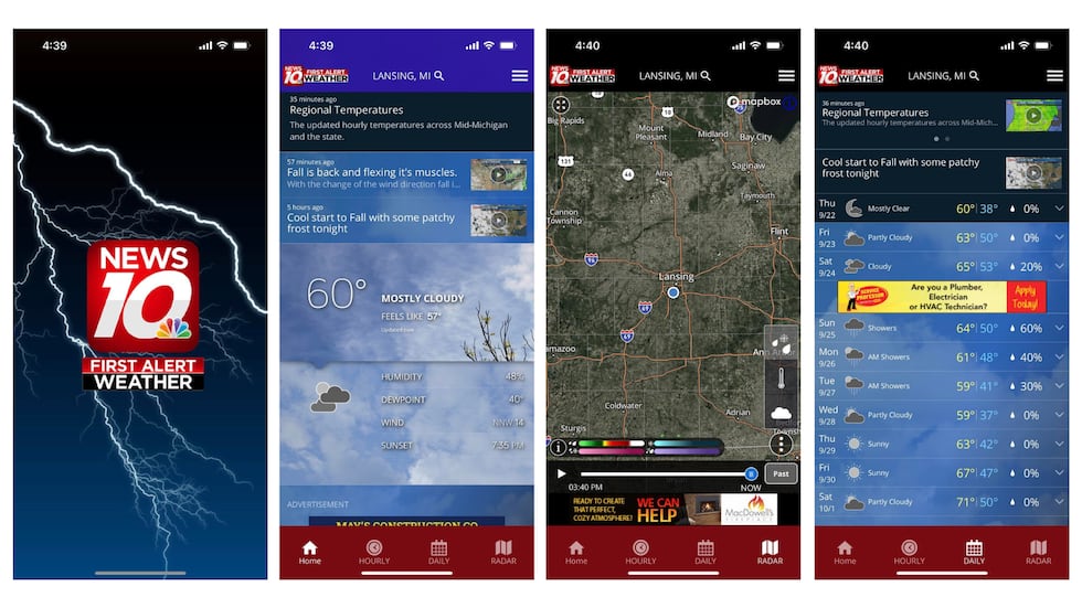 WILX News 10 Weather Authority App