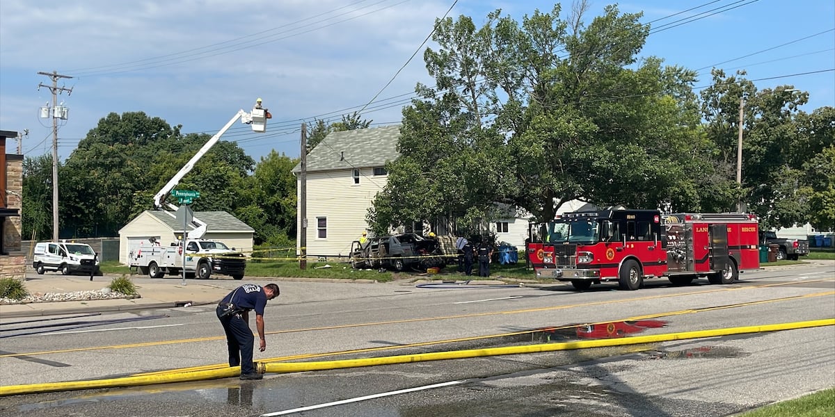 Truck crashes into house near Pennsylvania Ave, Bement Street in Lansing Truck crashes into house near Pennsylvania Ave, Bement Street in Lansing