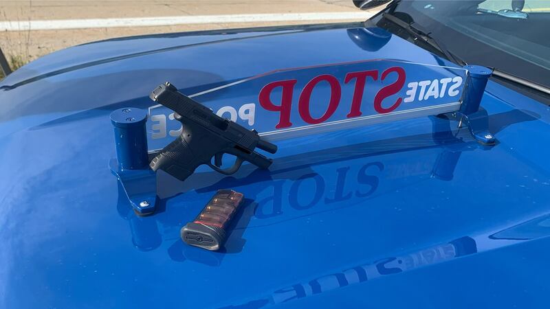 MSP arrests Ohio felon for carrying a gun during traffic stop