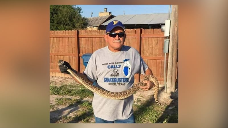 Rattlesnake handler Eugene DeLeon died on April 30 after his family said he was bitten by a...