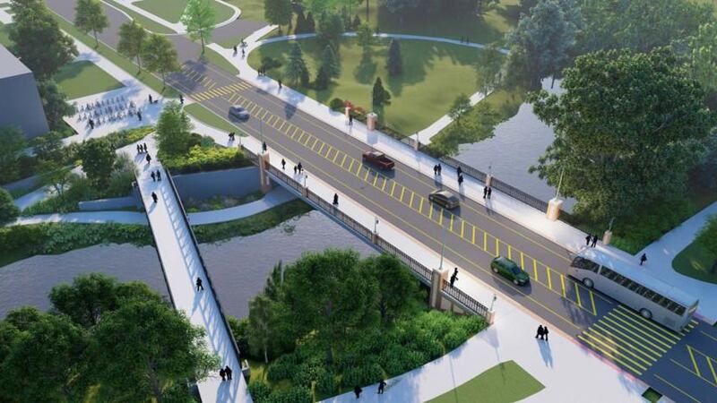 Farm Lane bridge reconstruction