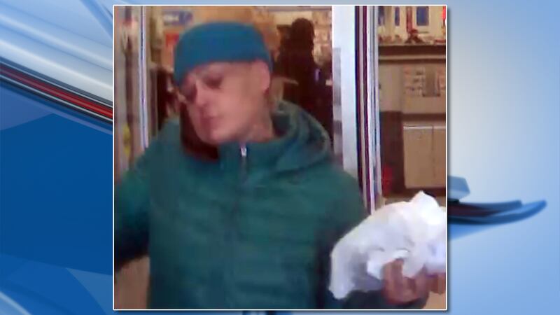 This woman is wanted for questioning by the Meridian Township Police Department.