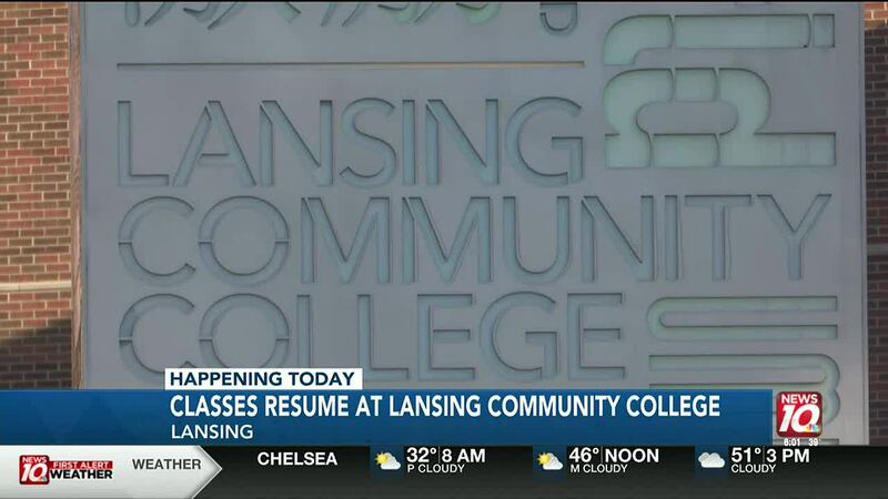Classes resume at Lansing Community College