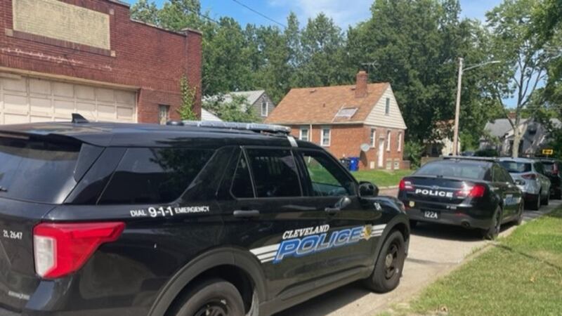 EMS officials confirmed they found a man shot near Harvard Avenue and E. 117th Street