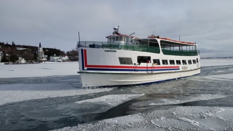 The Mackinac Island passenger ferry Chippewa will be converted from diesel to electric...