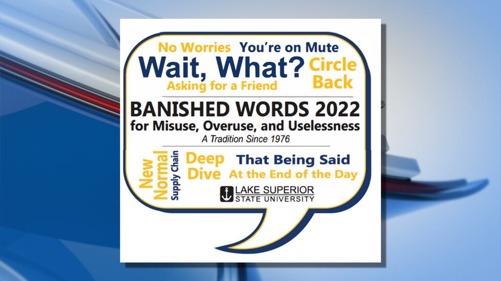 Lake Superior State University has released it's annual list of banned words and terms.